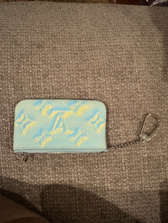 Louis Vuitton Empreinte Monogram Summer Stardust Key Pouch Water Green - Picture 8 of 10